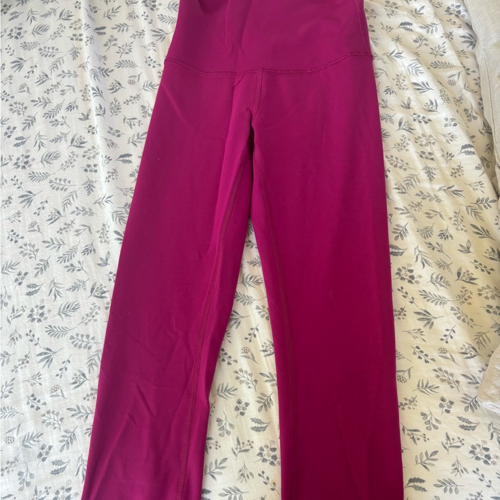 magenta wonder train lululemon leggings